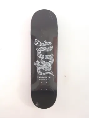 5 Boro - 5B Snake Skateboard Deck - 8.75 x 32.25 - Black & White