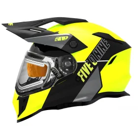 509  Delta R3L Ignite Snowmobile Helmet Dual Pane Electric DOT Lime Green Grey