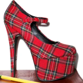 Academy 6.5 Inch Plaid Mary Jane Stiletto