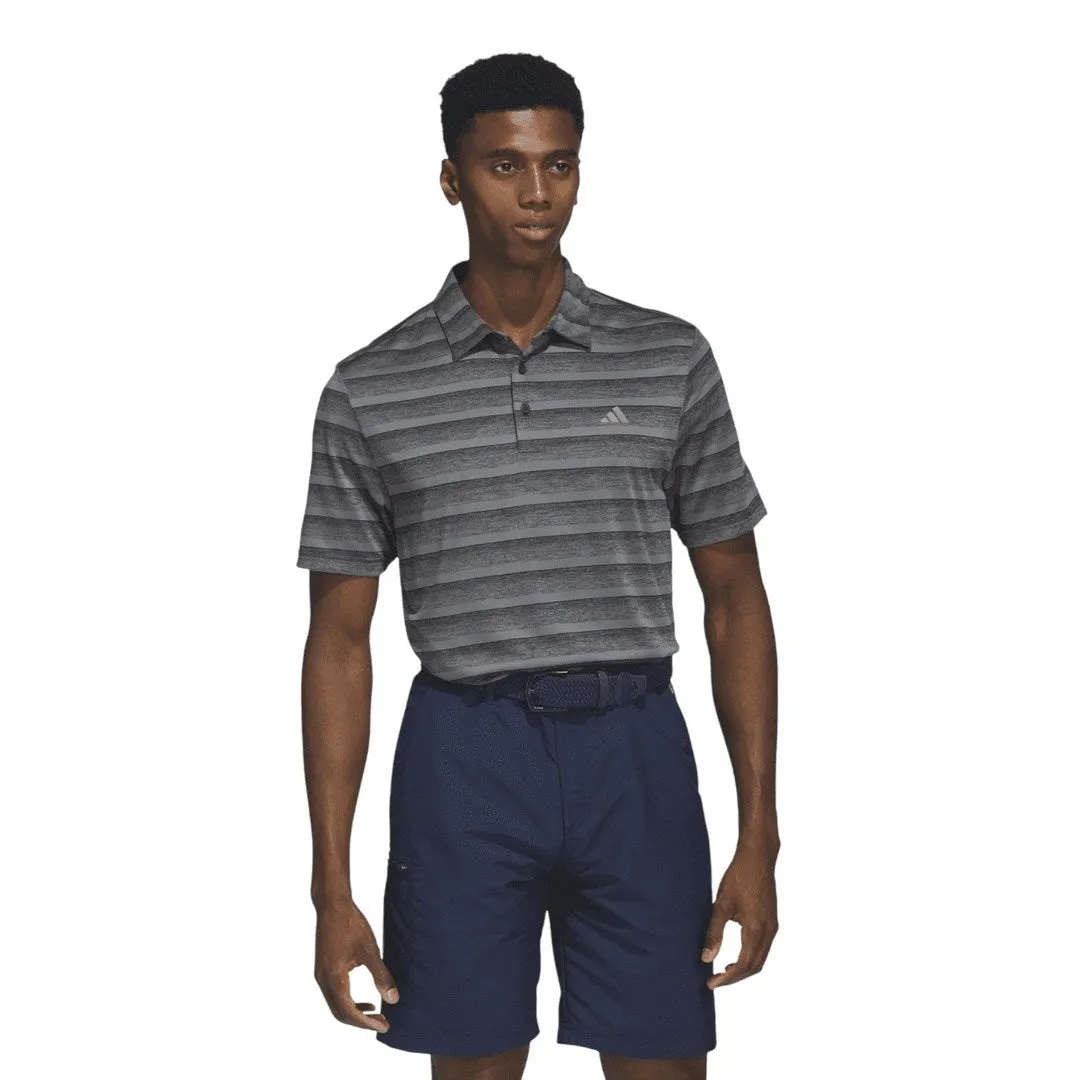 adidas 2-Colour Stripe Golf Polo Shirt HR8008