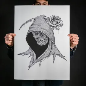 Anthony Lucero "Reaper And Rose" Giclee Print