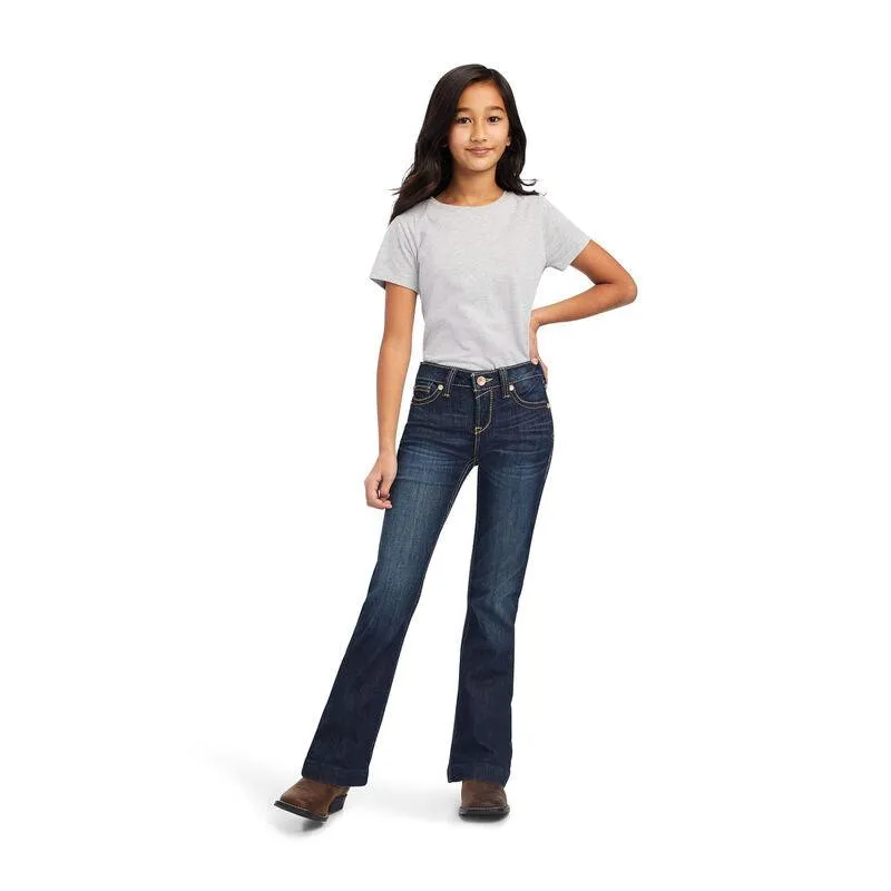 Ariat Girl's REAL Amira Wide Leg Stretch Trouser Jeans 10041104