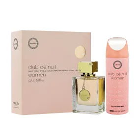 Armaf Club De Nuit Classic (Pink) 2PCS Gift Set - 105ML EDP Spray   200ML Perfume Body Spray (Women)