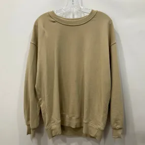 Athletic Sweatshirt Crewneck By Lululemon In Beige, Size: 6