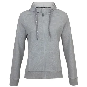 Babolat Exercise Hood Girl Jacket - High Rise Hthr