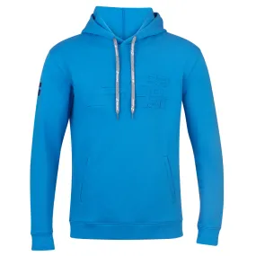 Babolat Exercise Men Hood Sweat - Blue Aster