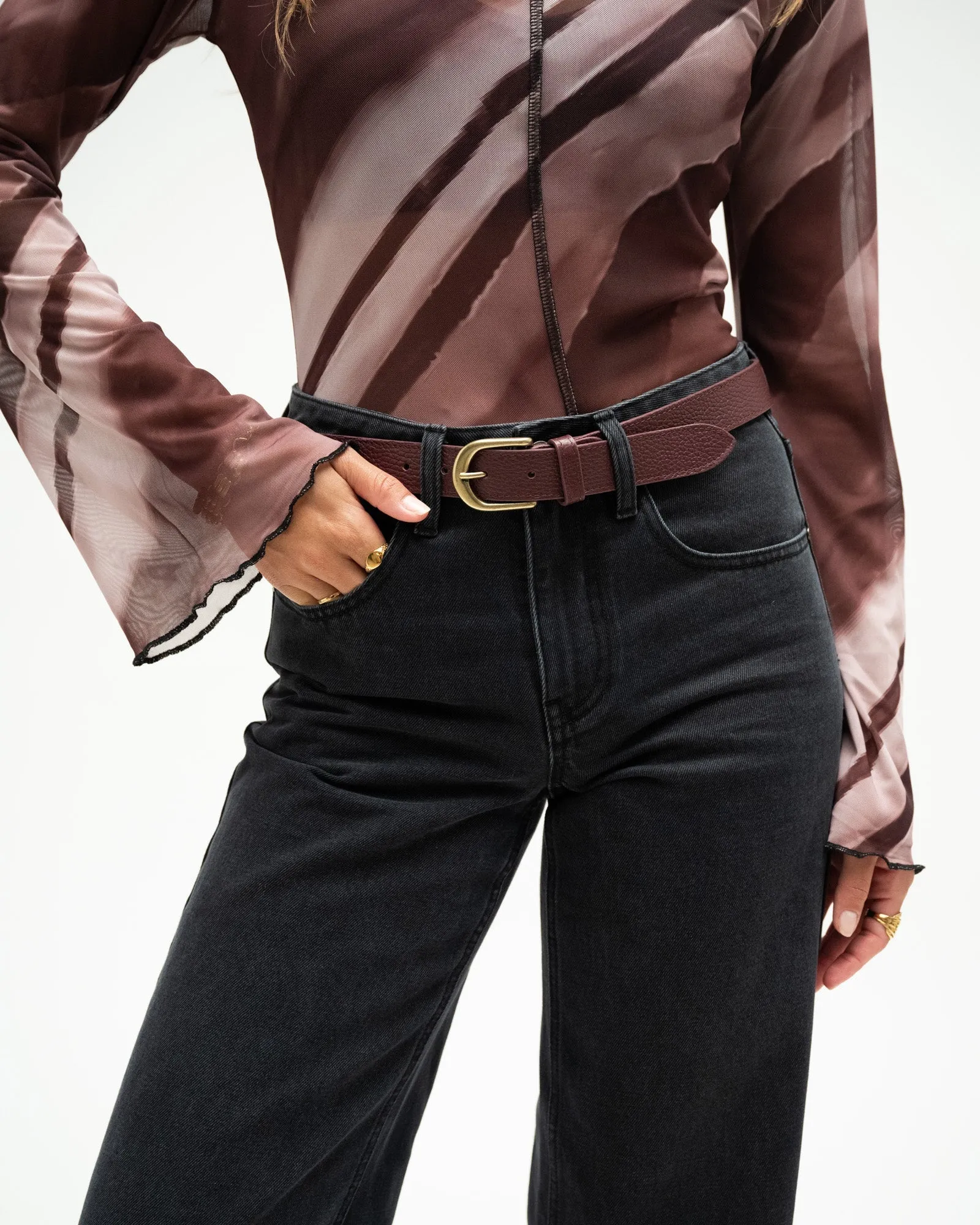 Belt Suus Classic Bordeaux