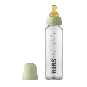 BIBS Glass Bottle Set 225ml - Sage