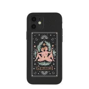 Black Gemini iPhone 12/ iPhone 12 Pro Case