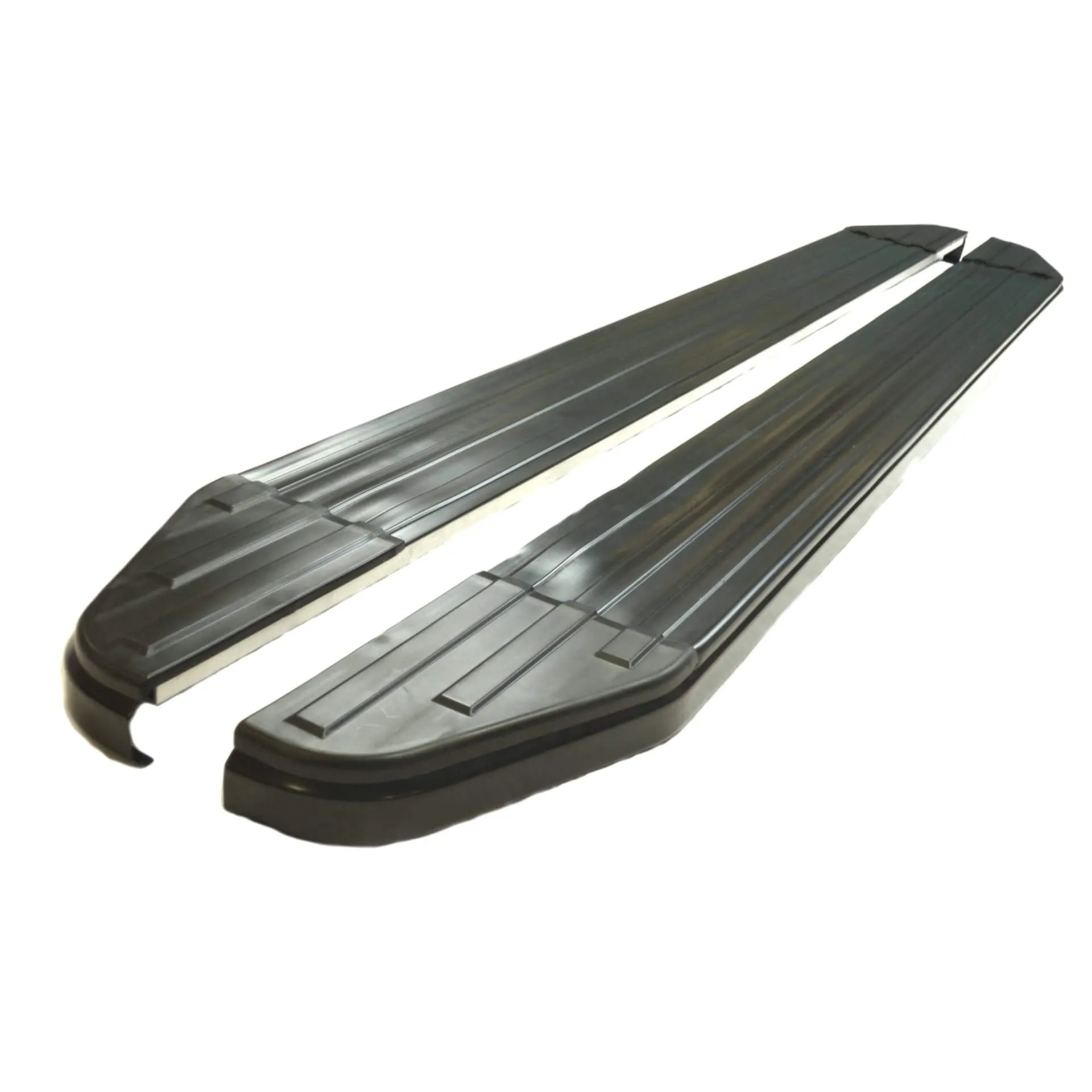 Black Raptor Side Steps Running Boards for Renault Trafic SWB 2014 