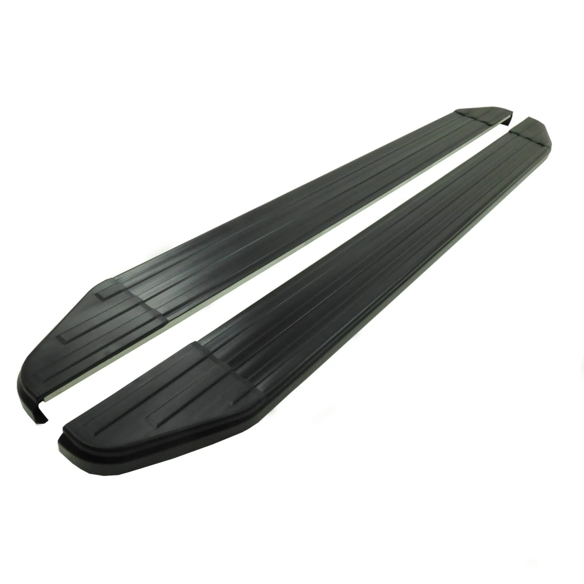 Black Raptor Side Steps Running Boards for Renault Trafic SWB 2014 