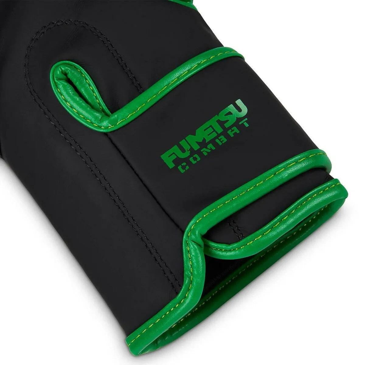 Black/Green Fumetsu Shield Kids Boxing Gloves