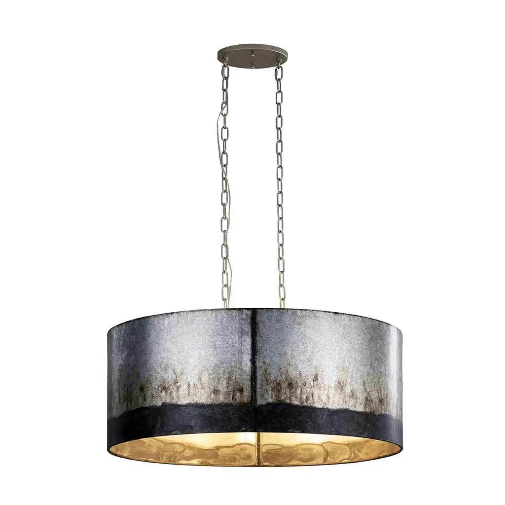 Cannery 323N06OG 6-Light Oval Pendant Light - Ombre Galvanized