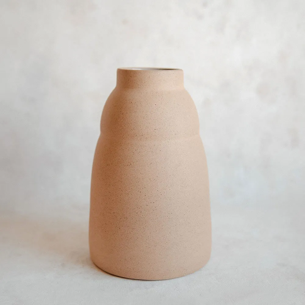 Ceramic Terracotta Vase - Light