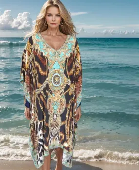 Chains Short beaded Kaftan