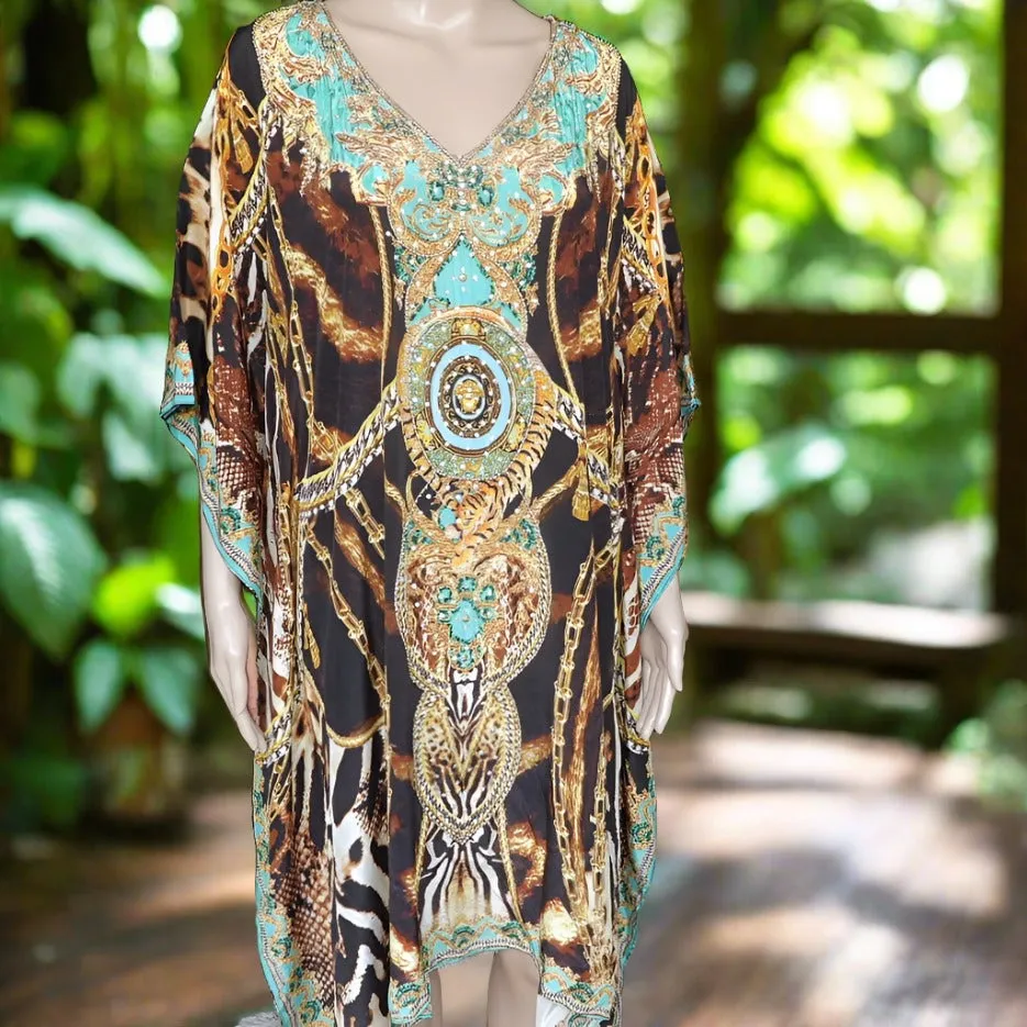 Chains Short beaded Kaftan