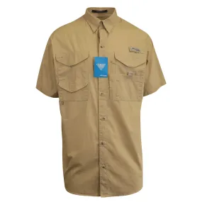 Columbia Men's Woven Shirt PFG Fossil Bonehead S/S (160)