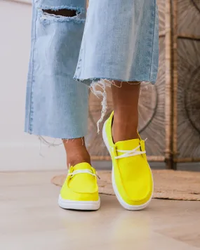 Corkys Kayak 2 Slip On - Neon Yellow FINAL SALE