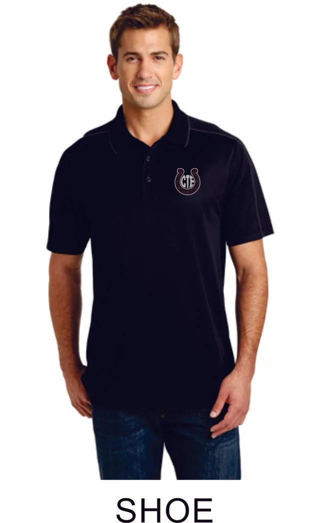 CTE Piped Polo- Unisex- 3 Designs