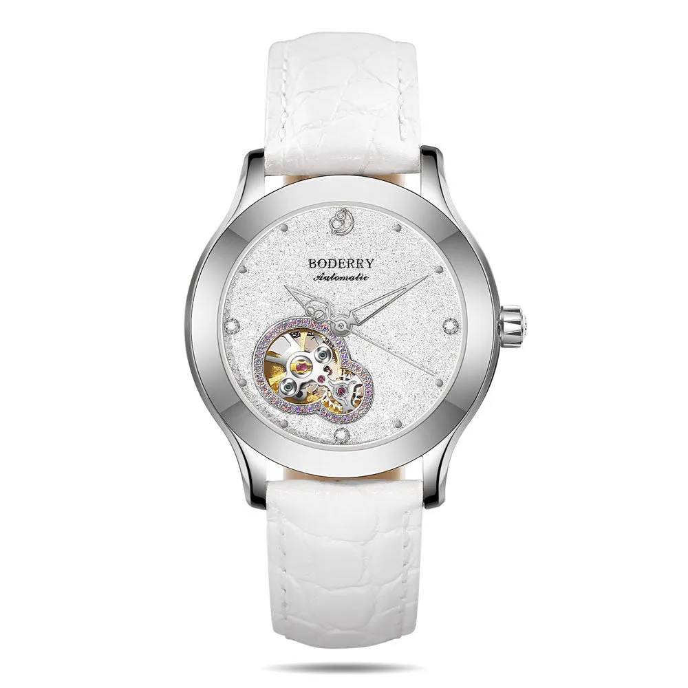 DRAGONFLY - Luxury Women Automatic Watch | Silver Case