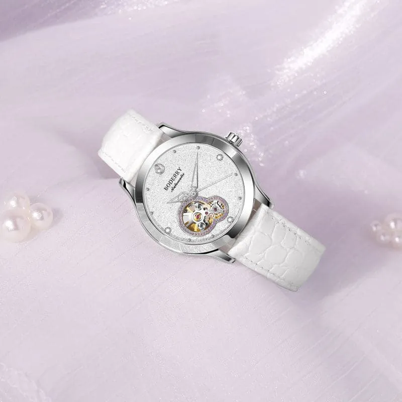 DRAGONFLY - Luxury Women Automatic Watch | Silver Case