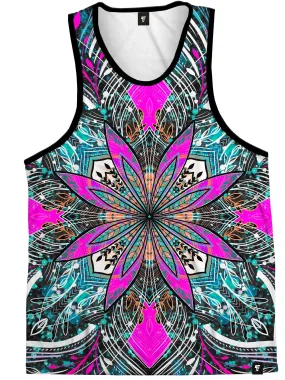 Floral Burst Unisex Tank