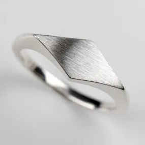 Geometric Signet Ring