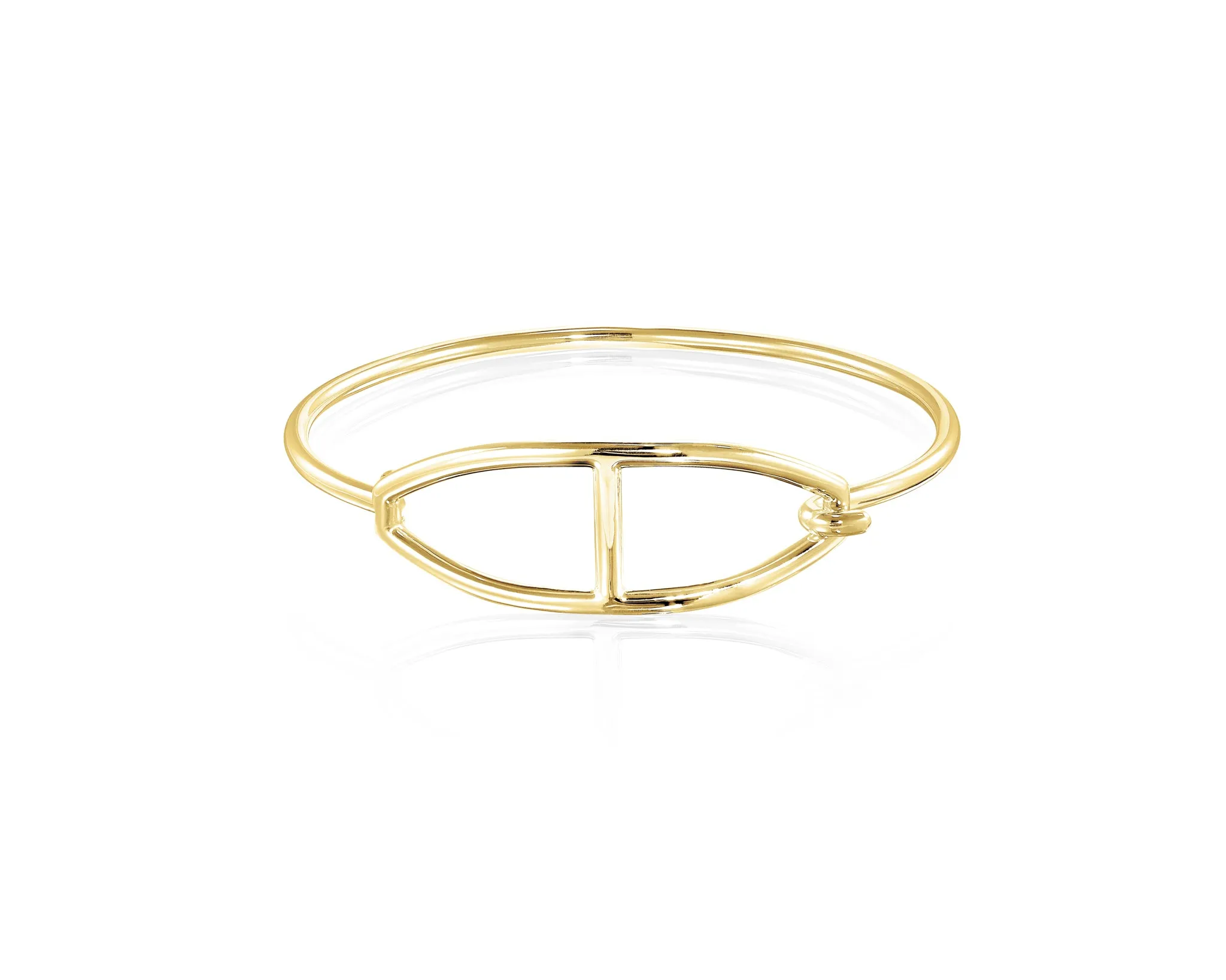 Kingston Buckle Bangle | Gold