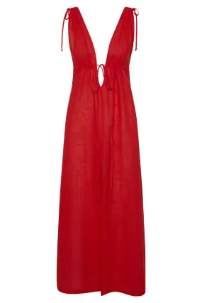 Mallorca Dress - Chili Pepper