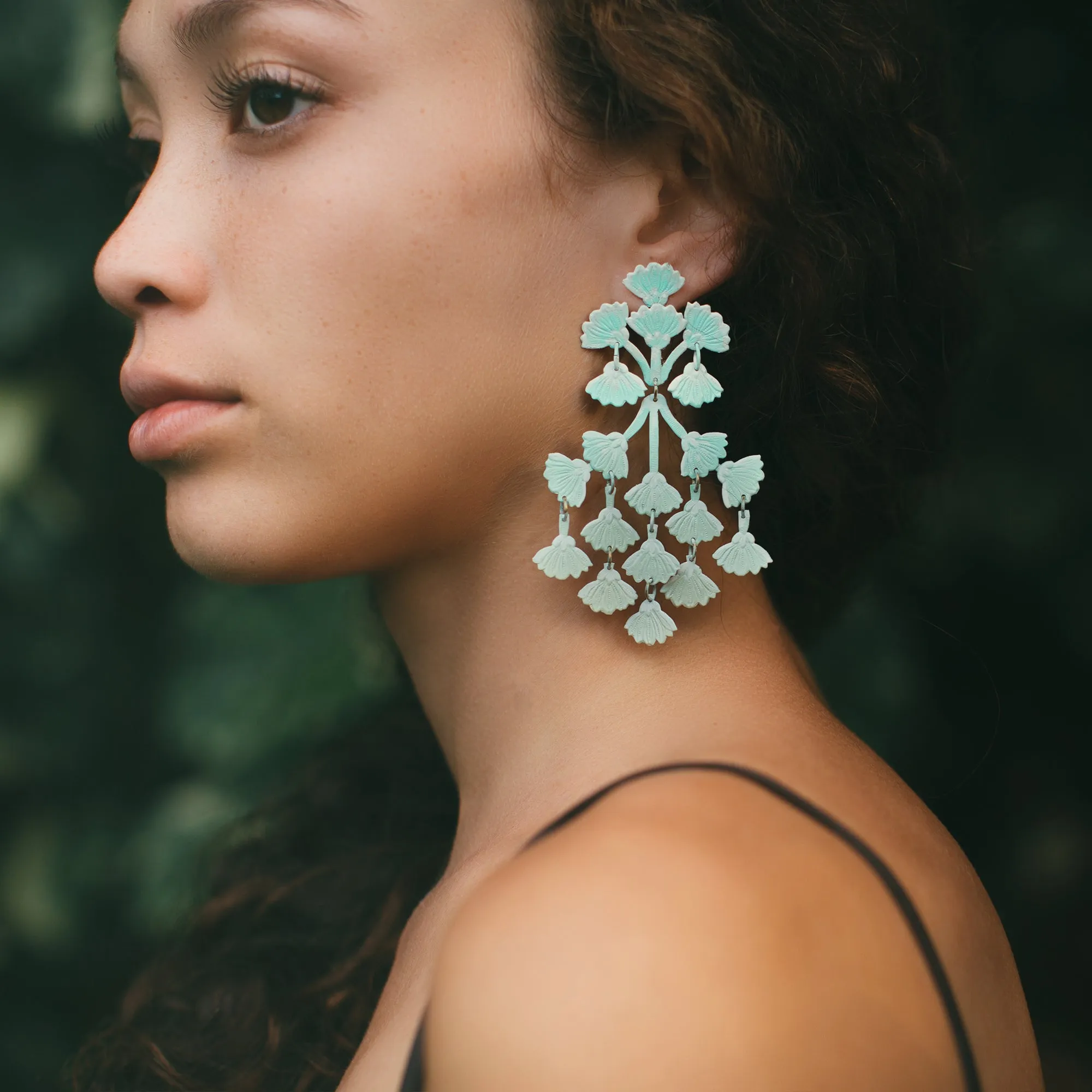 Mint Mimosa Earrings