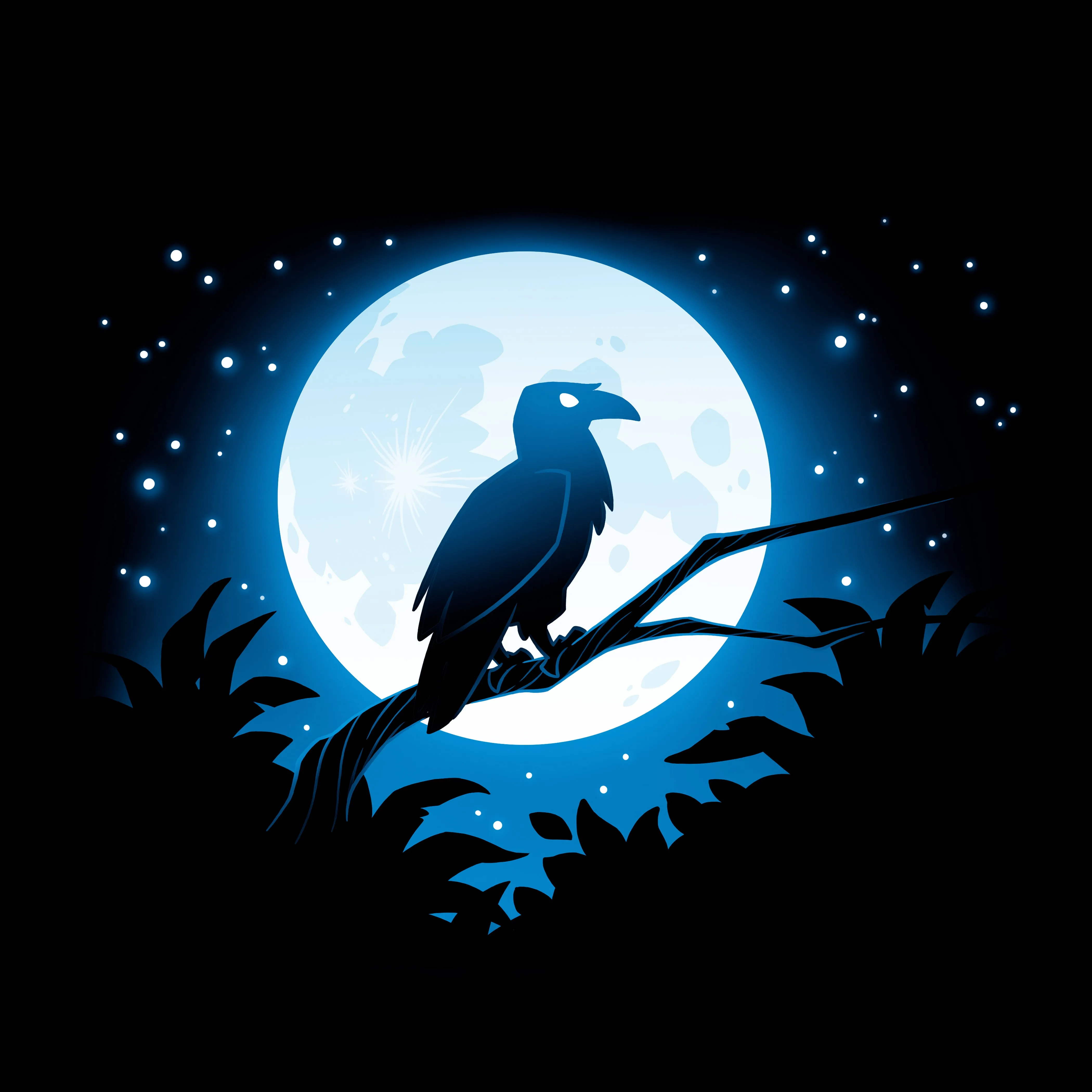 Moonlit Raven