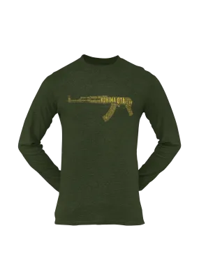 OTA T-shirt - Word Cloud Kohima - AK-47 Folding Stock (Men)