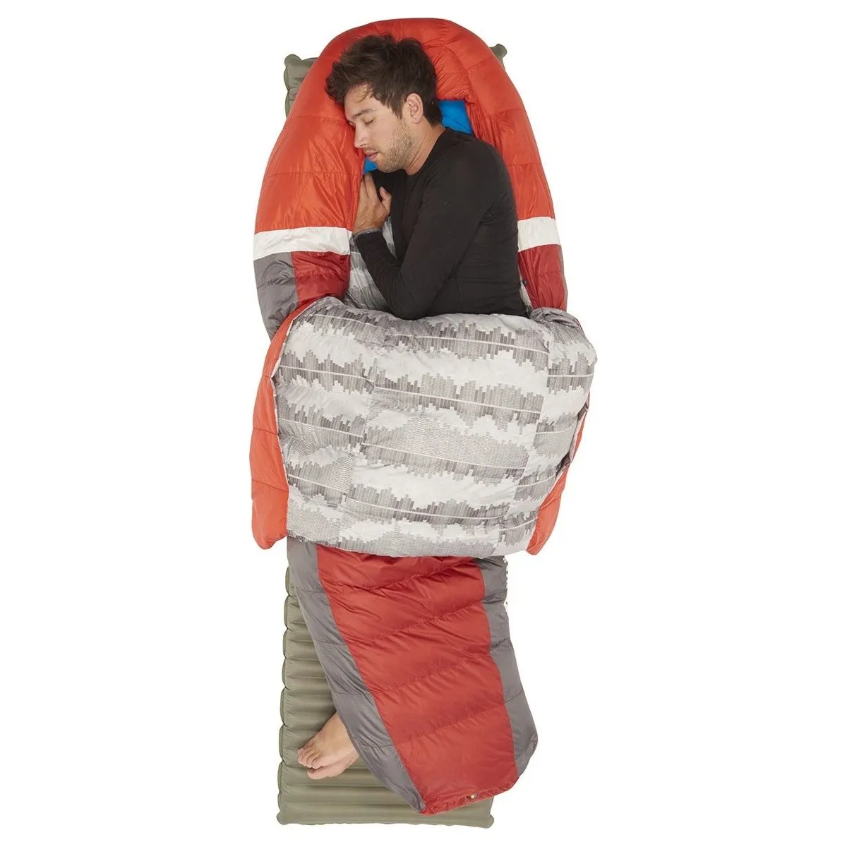 Sierra Designs Backcountry Bed 650F 20° Degree Down Sleeping Bag - Red