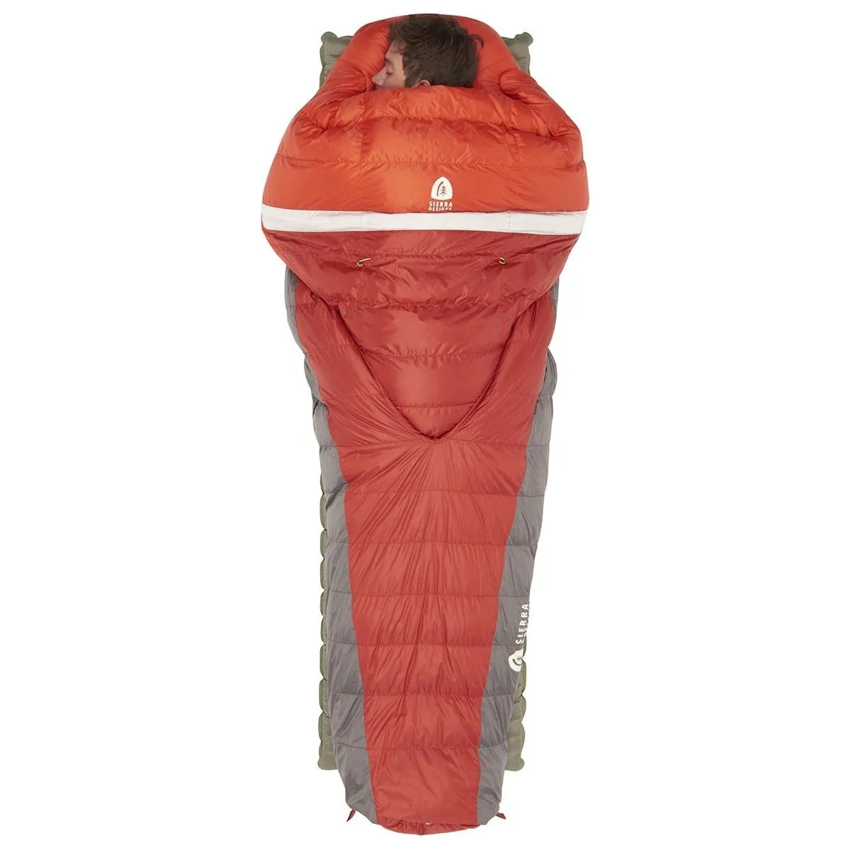 Sierra Designs Backcountry Bed 650F 20° Degree Down Sleeping Bag - Red