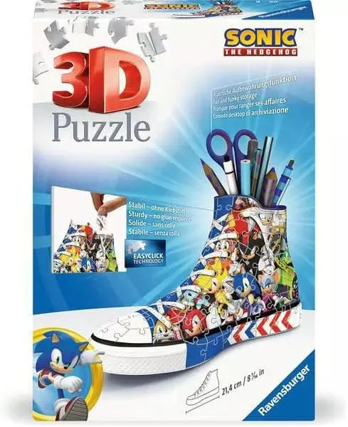 Sonic the Hedgehog 3D Puzzle Sneaker - 108 Pieces by Ravensburger