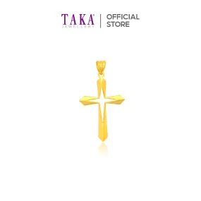 TAKA Jewellery 916 Gold Pendant Cross