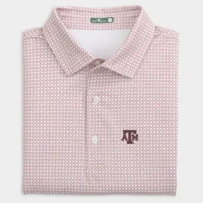 Texas A&M Tile Printed Performance Polo