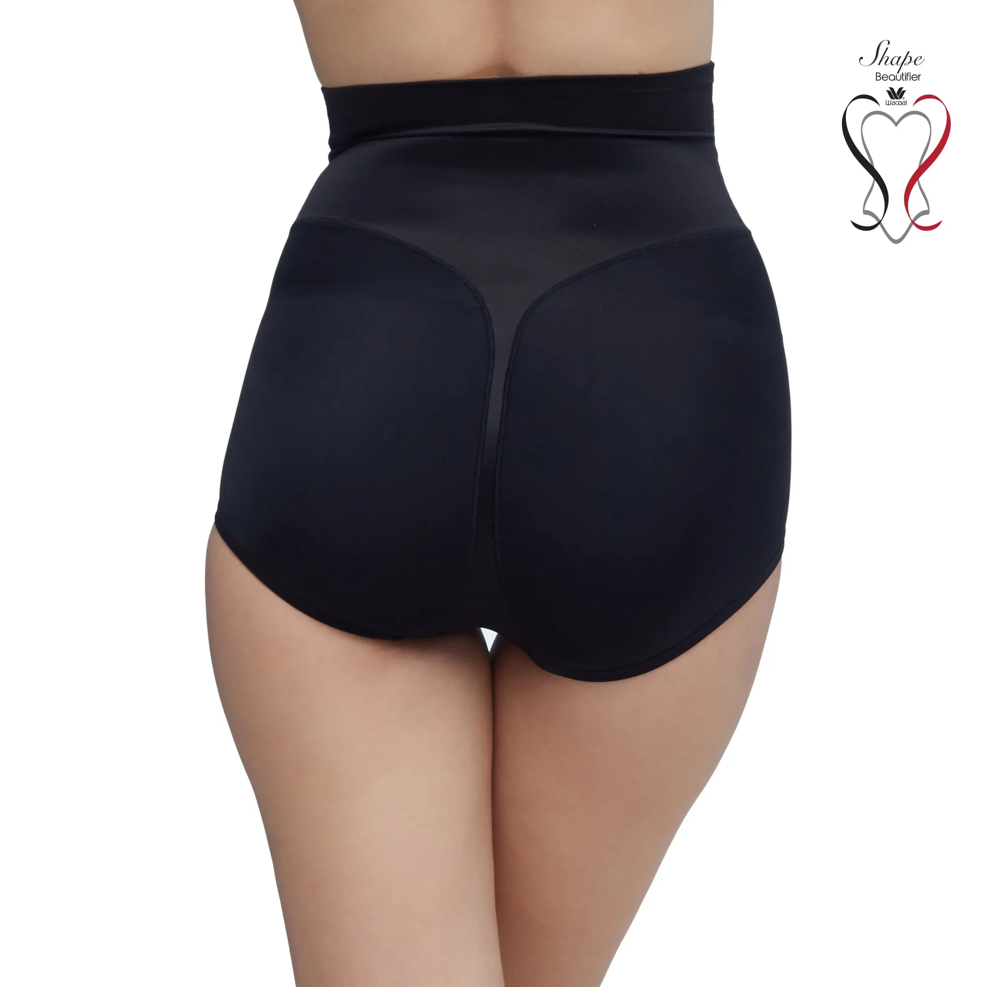 Wacoal Hips ชุดกระชับสัดส่วน กระชับหน้าทัองเอวสูง รุ่น WY1135 สีดำ (BL)