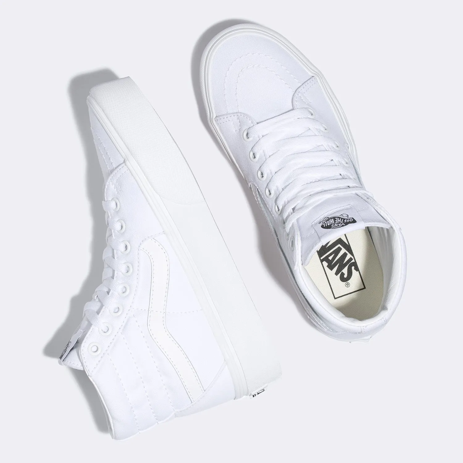 Zapatillas SK8-Hi Platform 2.0 True White/True White